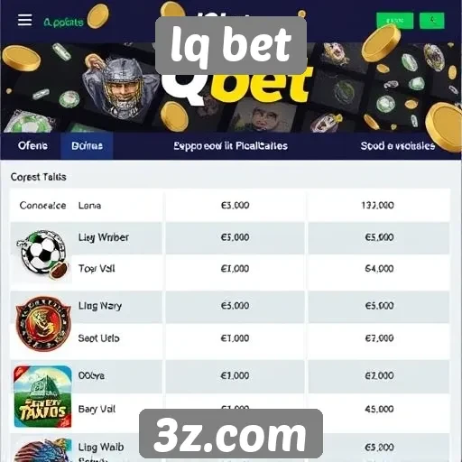 Ofertas e bônus disponíveis no lq bet
